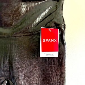 Spanx Faux Croc Leggings SM